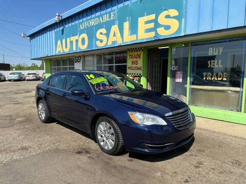 2014 Chrysler 200 for sale at Affordable Auto Sales of Michigan in Pontiac MI