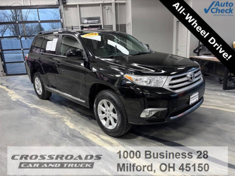 2013 Toyota Highlander for sale at Crossroads Car and Truck - Crossroads Car & Truck - Mulberry in Milford OH