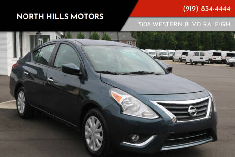 2017 Nissan Versa for sale at NORTH HILLS MOTORS in Raleigh NC