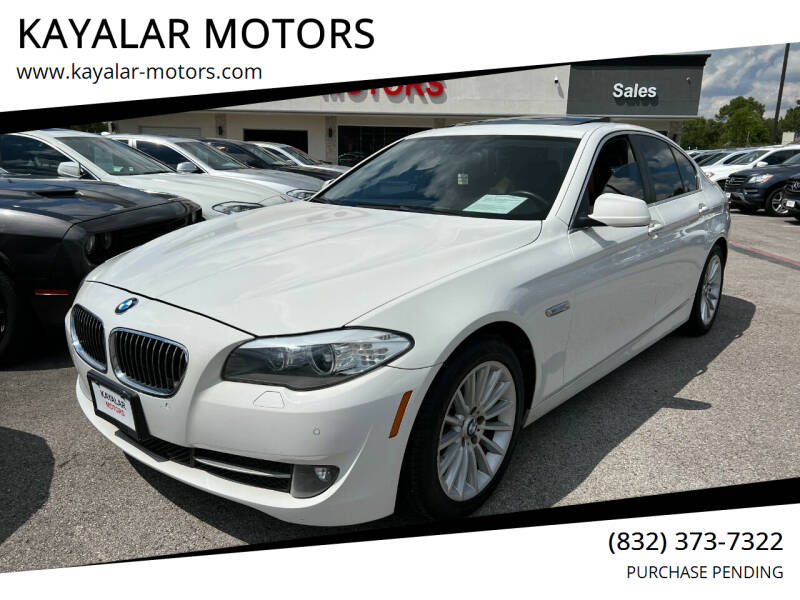 2013 BMW 5 Series for sale at KAYALAR MOTORS in Houston TX