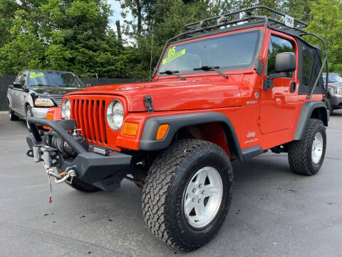 2005 Jeep Wrangler for sale at LULAY'S CAR CONNECTION in Salem OR