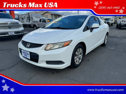 2012 Honda Civic for sale at Trucks Max USA in Manteca CA