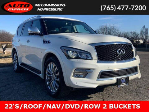 2017 Infiniti QX80 for sale at Auto Express in Lafayette IN