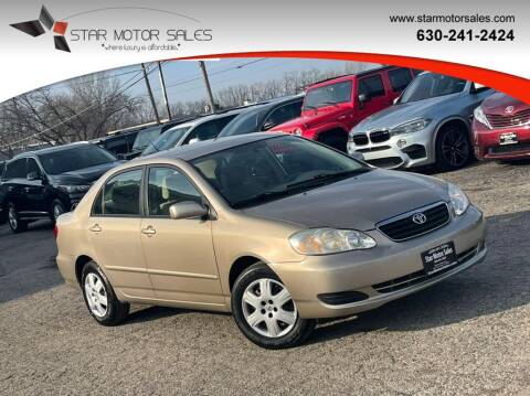 2007 Toyota Corolla for sale at Star Motor Sales in Downers Grove IL
