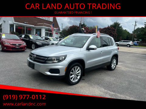 2017 Volkswagen Tiguan for sale at CAR LAND  AUTO TRADING in Raleigh NC