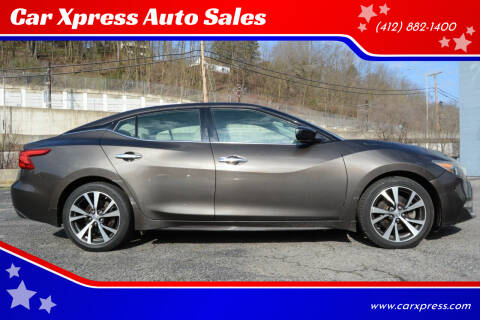 2016 Nissan Maxima for sale at Car Xpress Auto Sales in Pittsburgh PA
