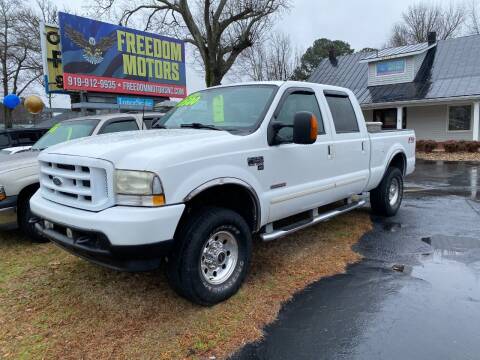 2003 Ford F-250 Super Duty for sale at Freedom Motors NC in Selma NC