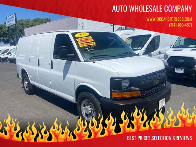 2017 Chevrolet Express for sale at Auto Wholesale Company in Santa Ana CA