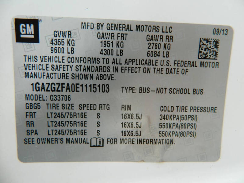2014 Chevrolet Express LS 3500