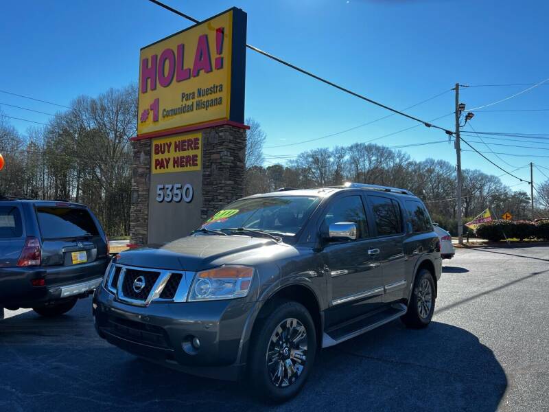 2010 Nissan Armada for sale at No Full Coverage Auto Sales in Austell GA