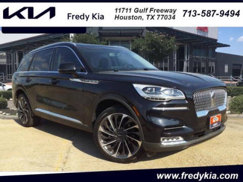 2020 Lincoln Aviator for sale at FREDY KIA USED CARS in Houston TX