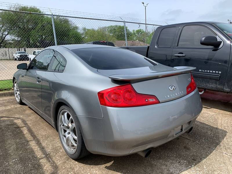 Used 2006 INFINITI G35 Coupe Base with VIN JNKCV54E96M709558 for sale in Dallas, TX