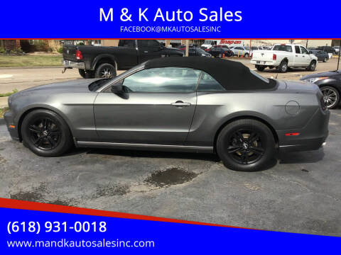 2013 Ford Mustang for sale at M & K Auto Sales in Granite City IL
