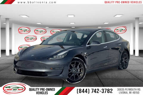 2019 Tesla Model 3 for sale at Best Bet Auto in Livonia MI