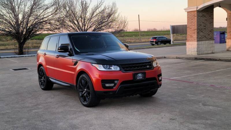2014 Land Rover Range Rover Sport for sale at America's Auto Financial in Houston TX