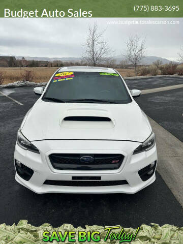 2017 Subaru WRX for sale at Budget Auto Sales in Carson City NV