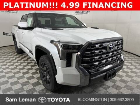 2024 Toyota Tundra for sale at Sam Leman Toyota Bloomington in Bloomington IL