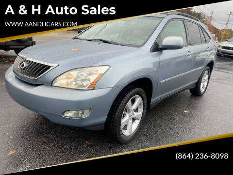 2008 Lexus RX 350 for sale at A & H Auto Sales in Greenville SC