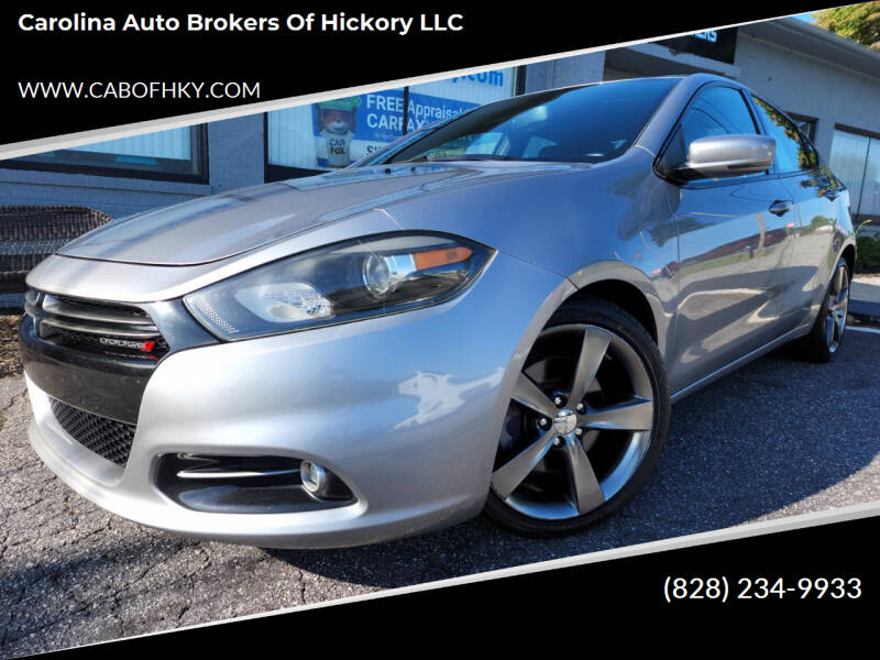 2015 Dodge Dart for sale at Carolina Auto Brokers of Hickory LLC in Newton NC