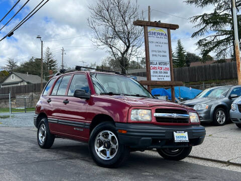 1999 Chevrolet Tracker for sale at Sierra Auto Sales Inc in Auburn CA