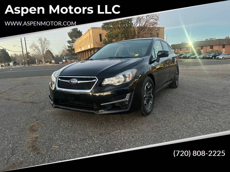 2016 Subaru Impreza for sale at Aspen Motors LLC in Denver CO