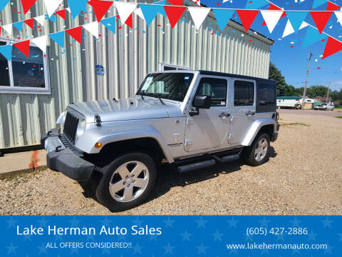 2012 Jeep Wrangler Unlimited for sale at Lake Herman Auto Sales in Madison SD
