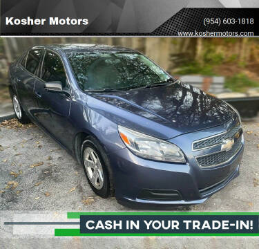 2013 Chevrolet Malibu for sale at Kosher Motors in Hollywood FL