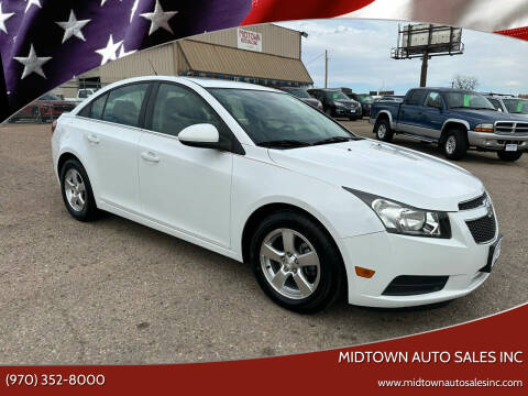2014 Chevrolet Cruze for sale at MIDTOWN AUTO SALES INC in Greeley CO