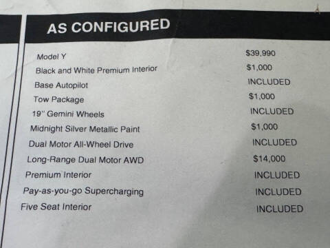 2021 Tesla Model Y Long Range