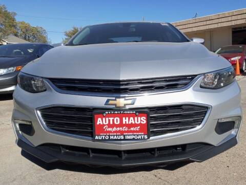 2016 Chevrolet Malibu for sale at Auto Haus Imports in Grand Prairie TX