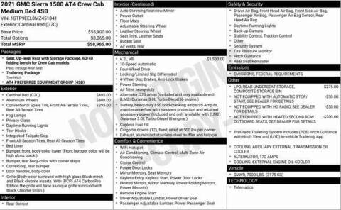 2021 GMC Sierra 1500