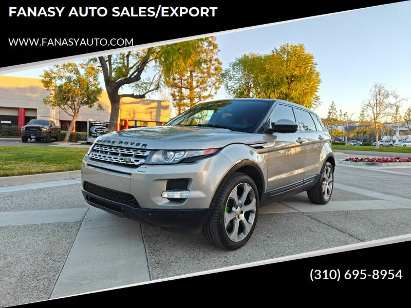 2014 Land Rover Range Rover Evoque for sale at FANASY AUTO SALES/EXPORT in Yorba Linda CA