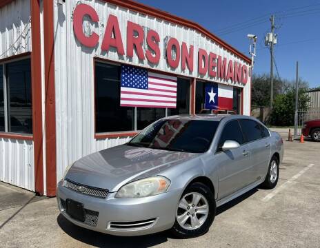 2012 Chevrolet Impala for sale at Cars On Demand 2 in Pasadena TX