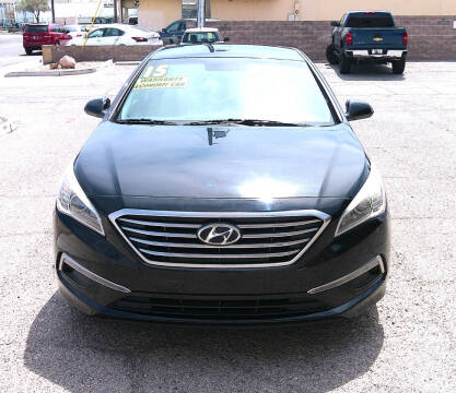2015 Hyundai Sonata for sale at DESERT AUTO TRADER in Las Vegas NV