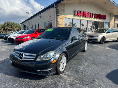 2013 Mercedes-Benz C-Class for sale at Lamberti Auto Collection in Plantation FL