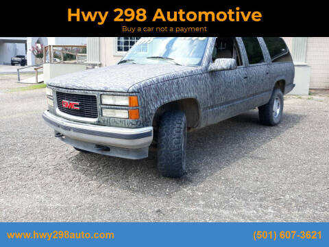 1995 GMC Suburban for sale at Hwy 298 Automotive in Benton AR