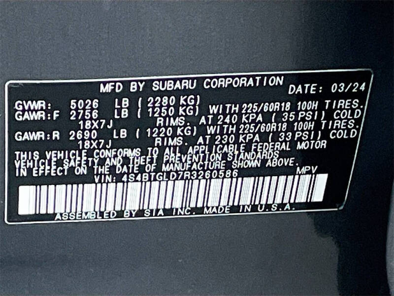 2024 Subaru Outback Onyx Edition XT