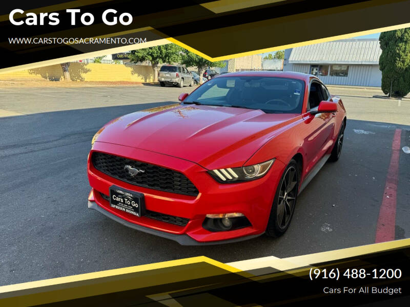 2016 Ford Mustang for sale at Cars To Go in Sacramento CA