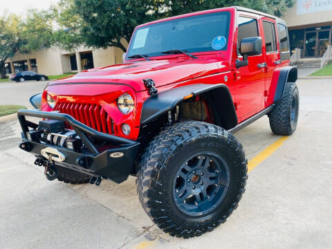 2014 Jeep Wrangler Unlimited for sale at powerful cars auto group llc in Houston TX