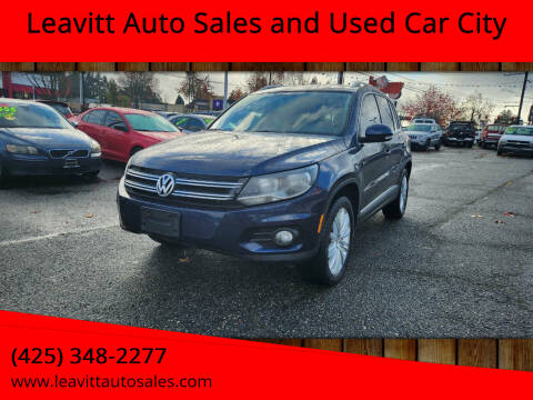 2013 Volkswagen Tiguan for sale at Leavitt Auto Sales and Used Car City in Everett WA