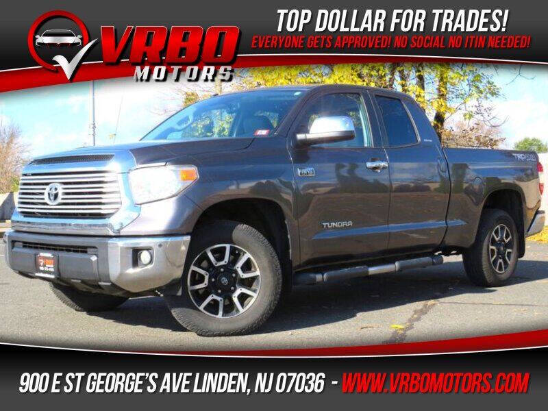 2015 Toyota Tundra for sale at Vrbo Motors in Linden, NJ