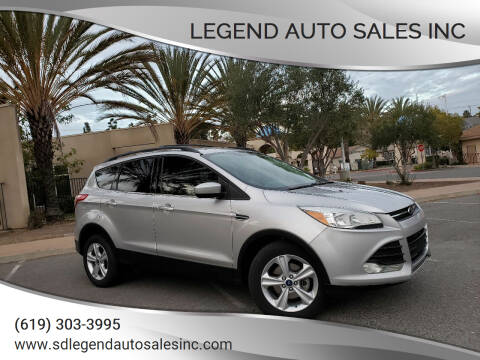 2015 Ford Escape for sale at Legend Auto Sales Inc in Lemon Grove CA