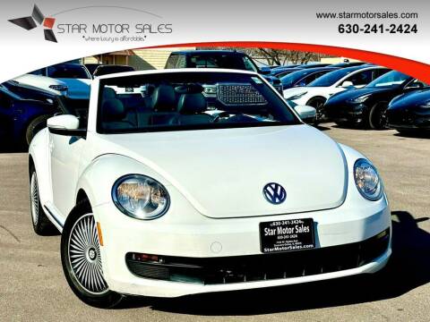 2015 Volkswagen Beetle Convertible for sale at Star Motor Sales in Downers Grove IL