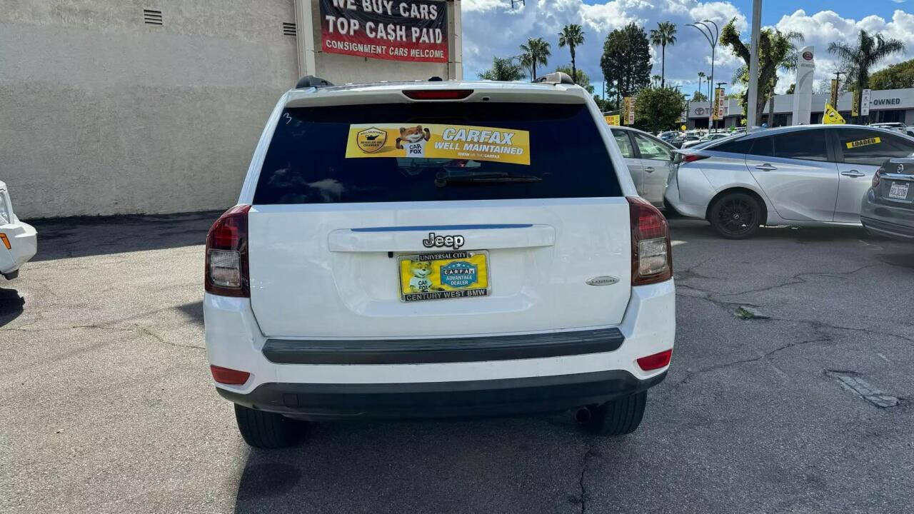 2016 Jeep Compass for sale at Ride On LLC in Van Nuys, CA