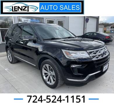 2018 Ford Explorer for sale at LENZI AUTO SALES LLC in Sarver PA