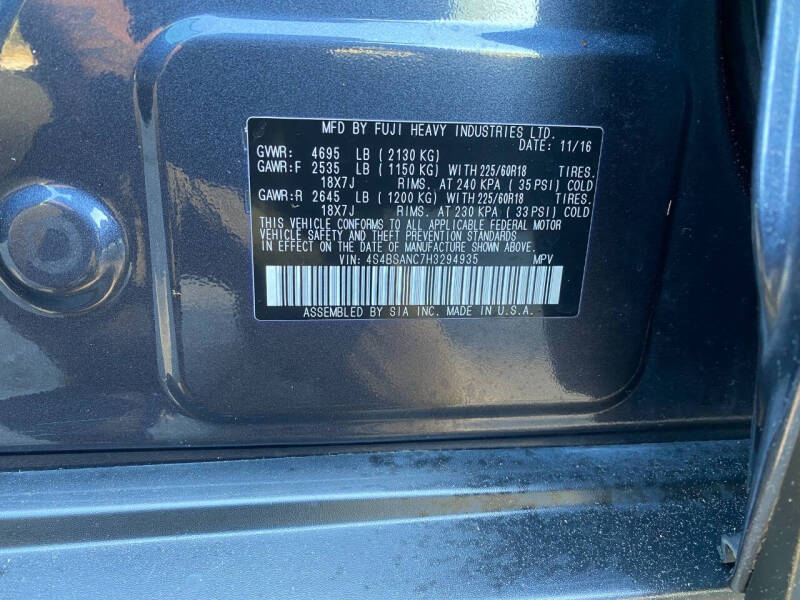 2017 Subaru Outback 2.5i Limited