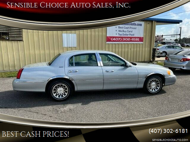 2002 Lincoln Town Car for sale at Sensible Choice Auto Sales, Inc. in Longwood FL