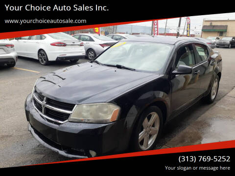 2008 Dodge Avenger for sale at Your Choice Auto Sales Inc. in Dearborn MI