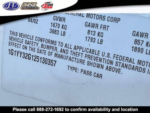 2002 Chevrolet Corvette