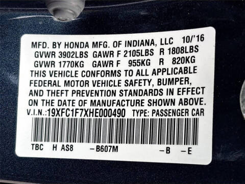 2017 Honda Civic EX-L